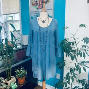 Anthropologie denim dress